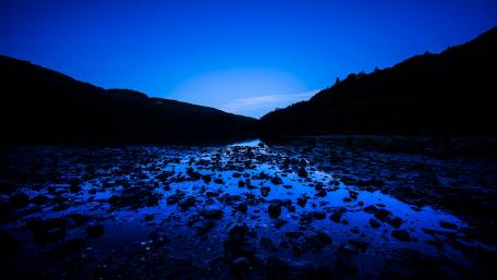 Blue Twilight Serenity wallpaper