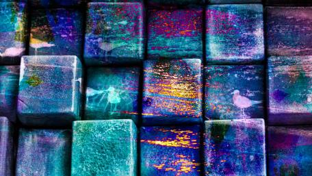 space cubes wallpaper