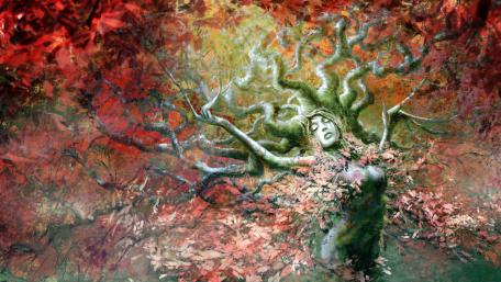 Enchanted Harmony of Nature and Spirit wallpaper