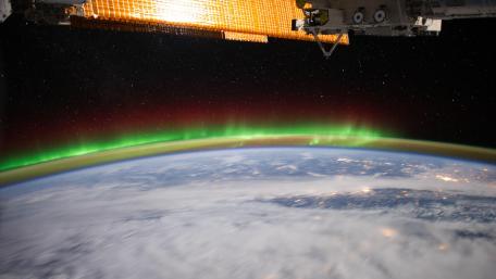 The Northern Lights Over Western Canada at Night wallpaper