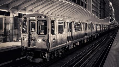 Urban Tranquility in Monochrome wallpaper