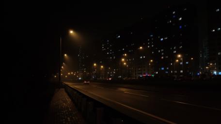 night Moscow wallpaper
