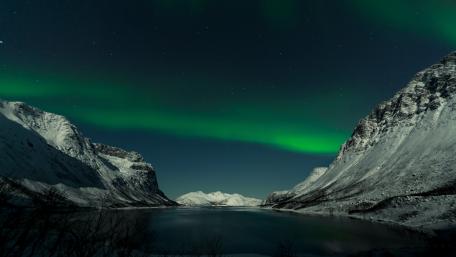 Enchanted Northern Nightscape in 4K wallpaper