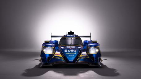 Sleek Blue Race Car Wallpaper in 4K Quality wallpaper