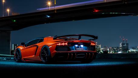 Midnight Majesty Sports Car Showcase wallpaper