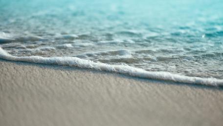 Turquoise wave wallpaper