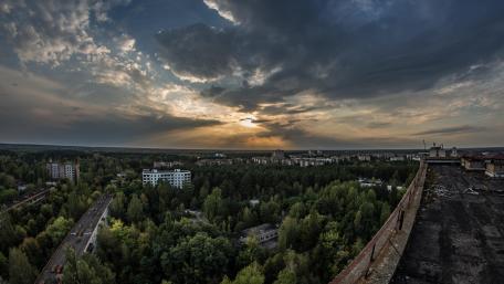 Pripyat panorama wallpaper