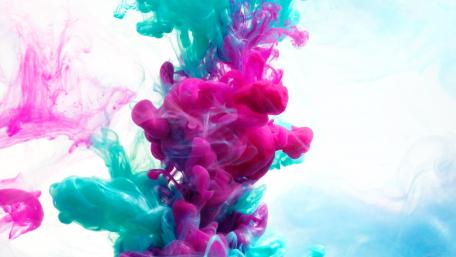 Mystical Dance of Colorful Smoke wallpaper