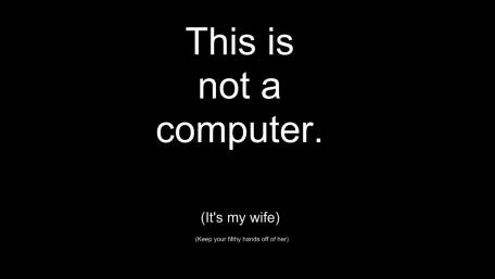 Humorous Misunderstanding About Technology wallpaper