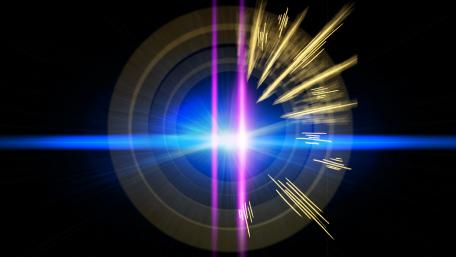 Cosmic Burst of Light and Energy wallpaper