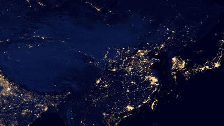 Night Lights of China v2012 wallpaper