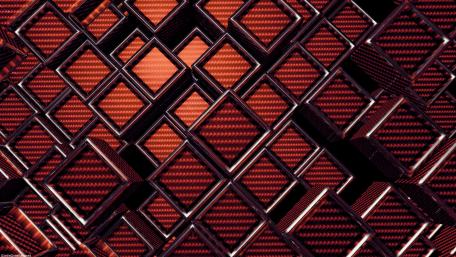 Vibrant Geometric Patterns in Red Shades wallpaper