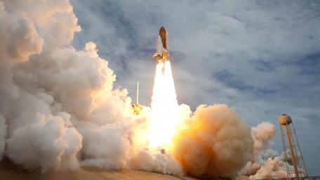 The Space Shuttle Program's Final Launch wallpaper