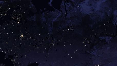 Night Lights of Western Russia 2016 wallpaper