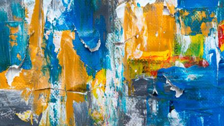 Vibrant Abstract Paint Strokes wallpaper