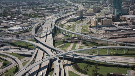 Looking West from the Fort Worth Mixmaster wallpaper