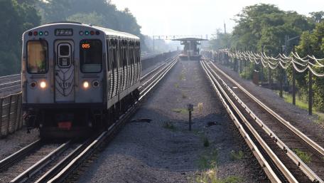 Elevated Railway in Chicago wallpaper