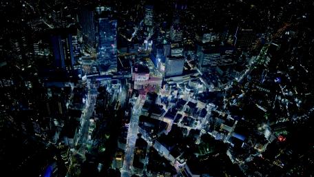 City night life in Japan. wallpaper