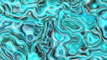Fluid Waves of Teal Harmony wallpaper