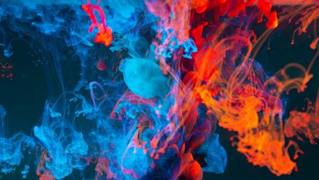 Vivid Liquid Smoke Art wallpaper