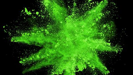 Emerald Burst Brilliance wallpaper