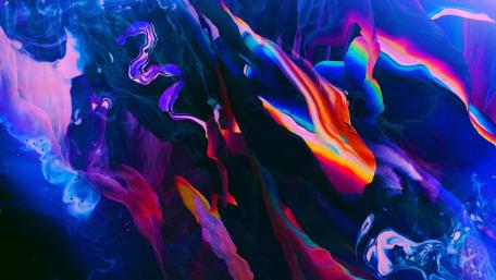 Vivid Swirls of Abstract Colors wallpaper