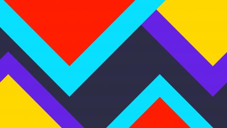 Vibrant Zigzag Patterns in 4K wallpaper