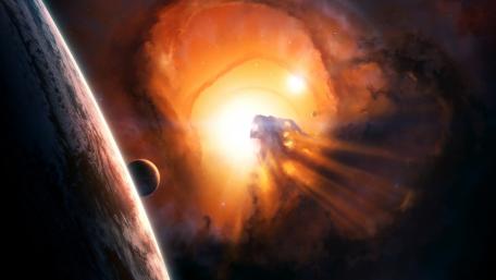 Space dragon wallpaper