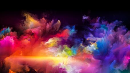 Vivid Smoke Explosion wallpaper