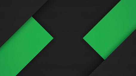 Geometric Green Essence on Black Backdrop wallpaper