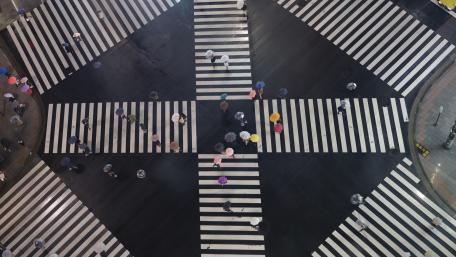 Sukiyabashi Crossing wallpaper