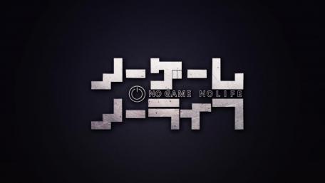 No Game No Life Metallic Logo wallpaper