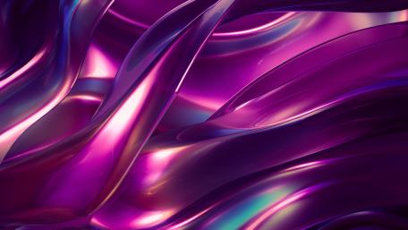 Purple Waves of Luminescent Elegance wallpaper