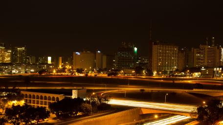 Light Trails in Brasilia wallpaper