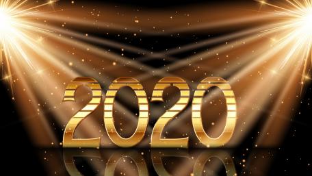 Golden Brilliance of 2020 wallpaper