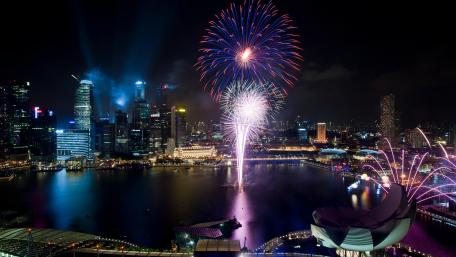 Singapore National Day Parade Fireworks wallpaper