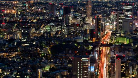 View of Tokyo from Roppongi Hills Mori Tower wallpaper