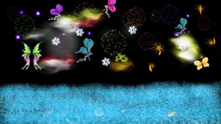 Magic - Butterly angels wallpaper