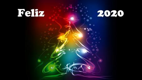 Festive Glow New Year 2020 wallpaper