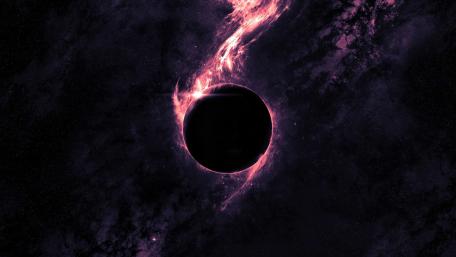 Purple planet wallpaper