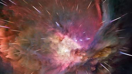 Mystical Colors of the Orion Nebula wallpaper