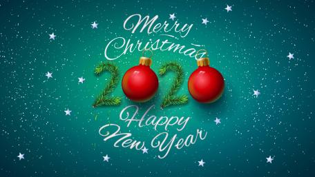 Festive 2020 New Year Celebration Wallpaper wallpaper