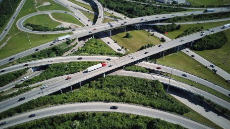 Interchange of I-70, I-71 & Route 315 in Columbus, Ohio wallpaper