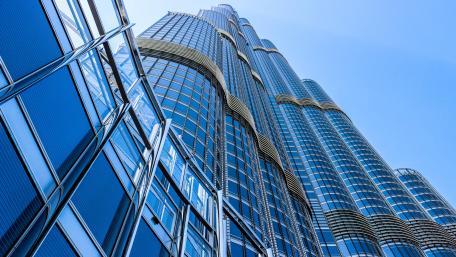 Worm's-Eye View of the Burj Khalifa wallpaper