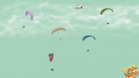 Parachutists wallpaper