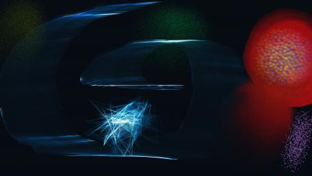 Energy flow wallpaper