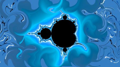 Fractal Azurée wallpaper