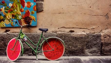 Funny cycle wallpaper