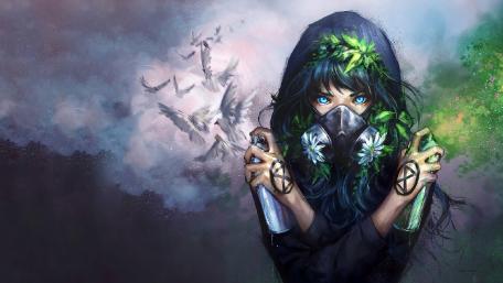 Rebel girl wallpaper