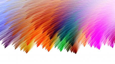 Colorful sketch lines wallpaper